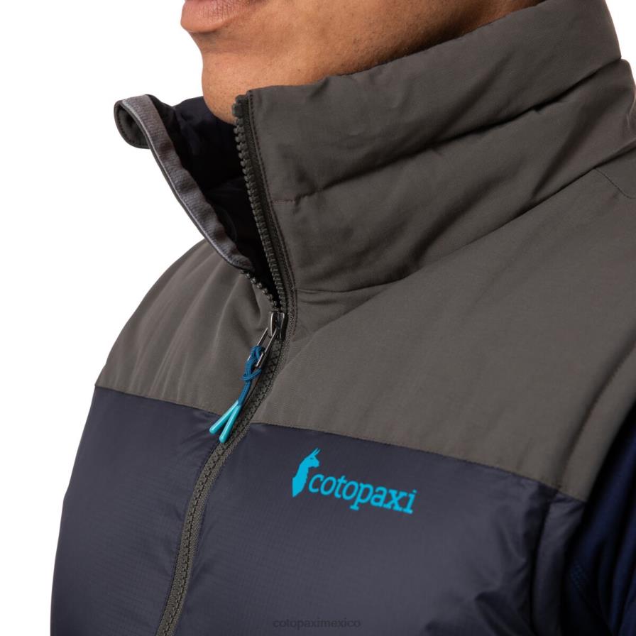 ropa hierro/negro hombres T2L0H134 Cotopaxi chaleco de plumas solazo