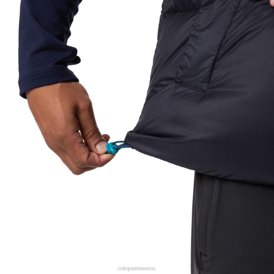 ropa hierro/negro hombres T2L0H134 Cotopaxi chaleco de plumas solazo