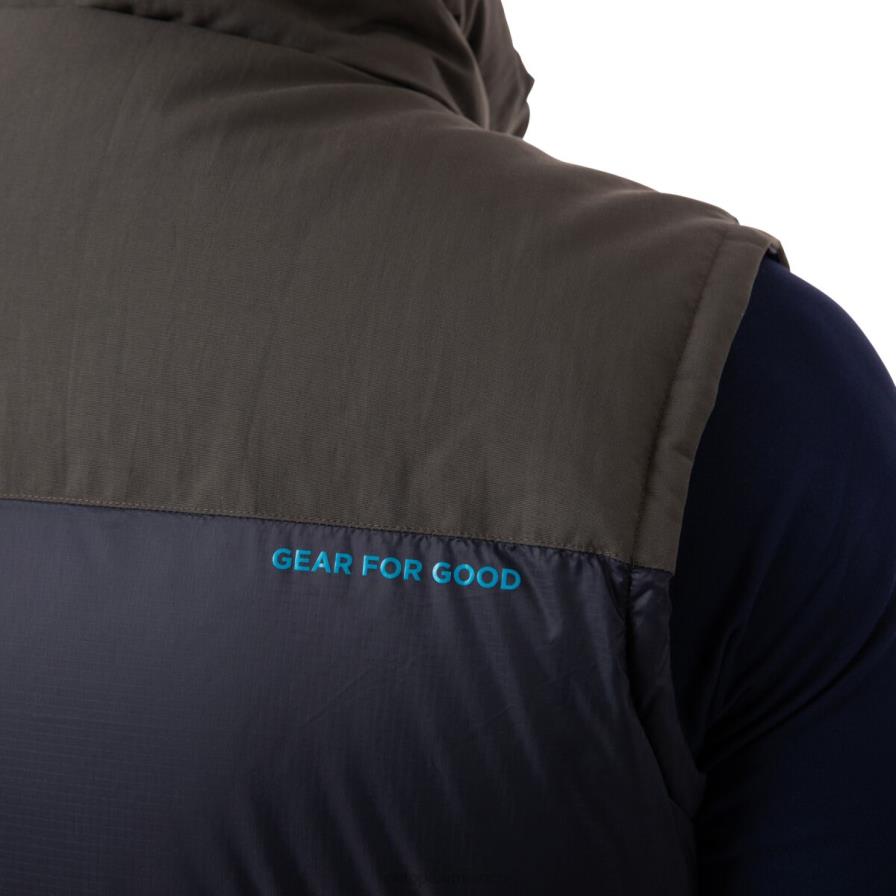 ropa hierro/negro hombres T2L0H134 Cotopaxi chaleco de plumas solazo