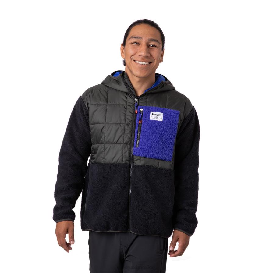 ropa hierro/negro hombres T2L0H116 Cotopaxi chaqueta híbrida tricotada