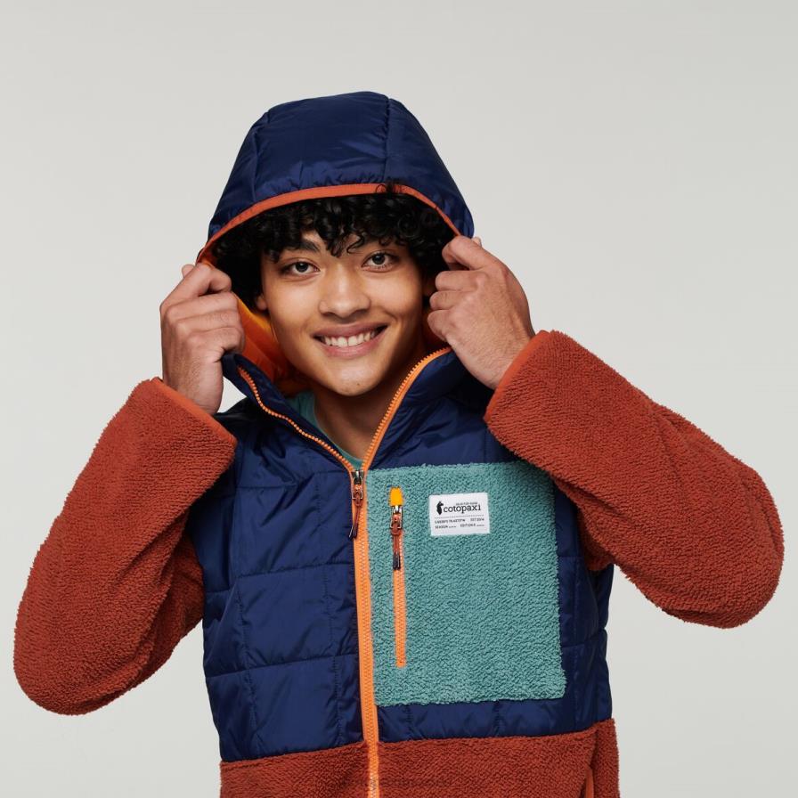 ropa marítimo/especias hombres T2L0H124 Cotopaxi chaqueta híbrida tricotada