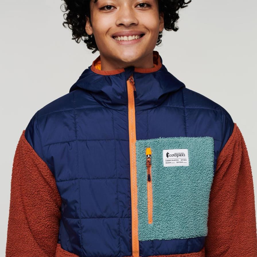 ropa marítimo/especias hombres T2L0H124 Cotopaxi chaqueta híbrida tricotada