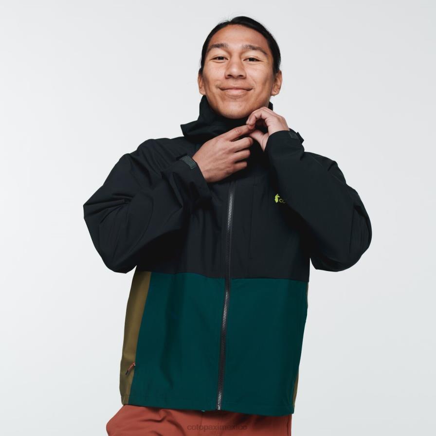 ropa negro hombres T2L0H107 Cotopaxi chaqueta de lluvia cielo