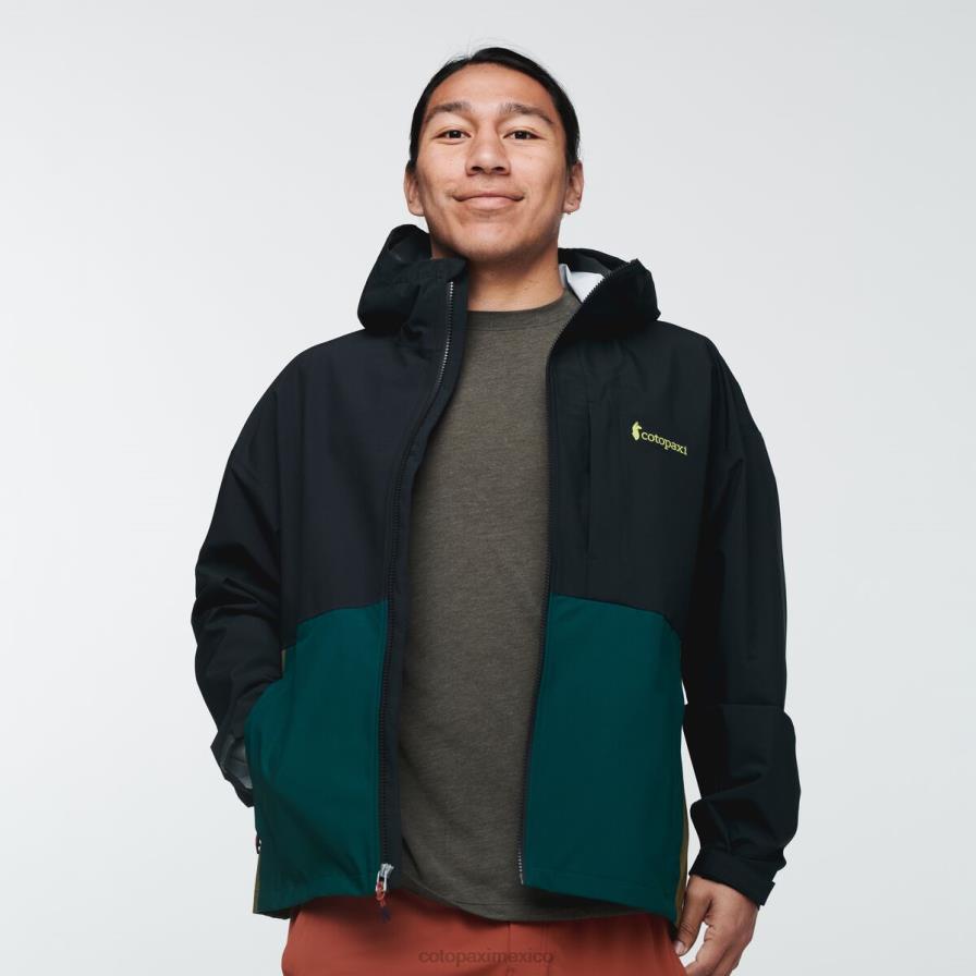 ropa negro hombres T2L0H107 Cotopaxi chaqueta de lluvia cielo