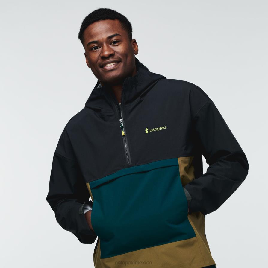 ropa negro hombres T2L0H99 Cotopaxi anorak cielo lluvia
