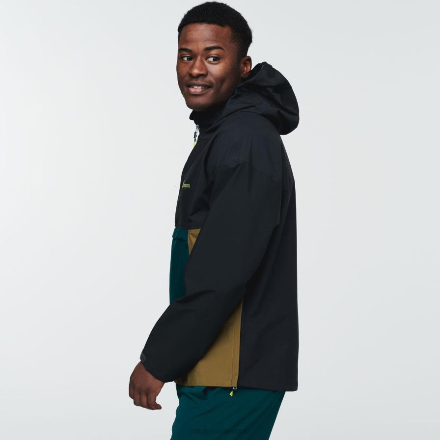 ropa negro hombres T2L0H99 Cotopaxi anorak cielo lluvia