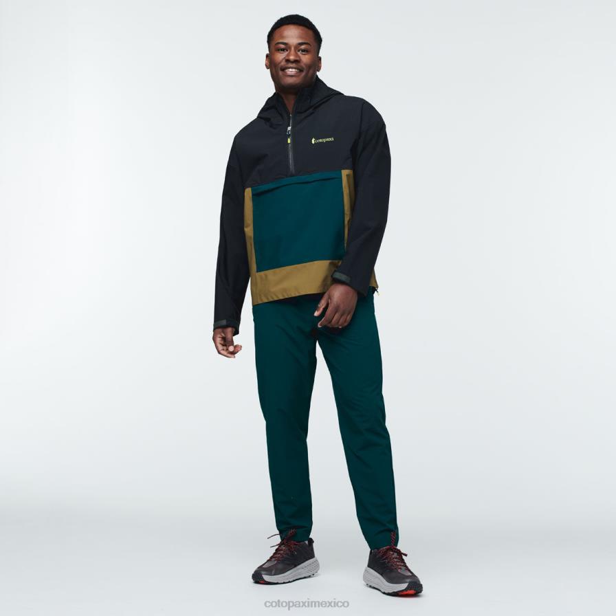 ropa negro hombres T2L0H99 Cotopaxi anorak cielo lluvia