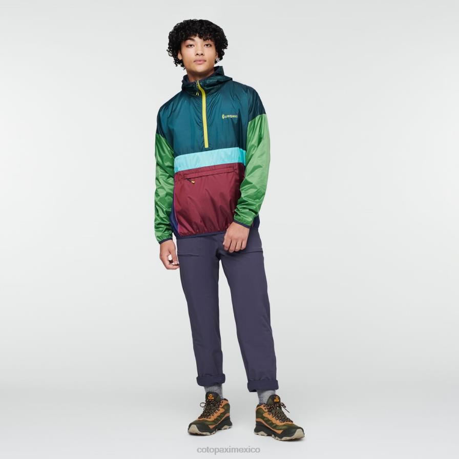 ropa pinares hombres T2L0H97 Cotopaxi cortavientos teca con media cremallera