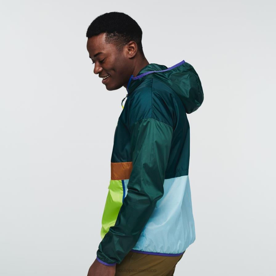 ropa punto reyes hombres T2L0H112 Cotopaxi cortavientos teca con media cremallera