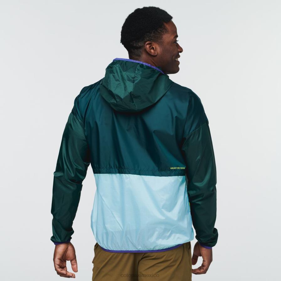 ropa punto reyes hombres T2L0H112 Cotopaxi cortavientos teca con media cremallera