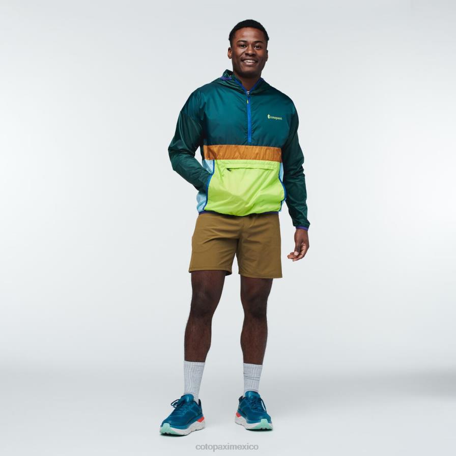 ropa punto reyes hombres T2L0H112 Cotopaxi cortavientos teca con media cremallera