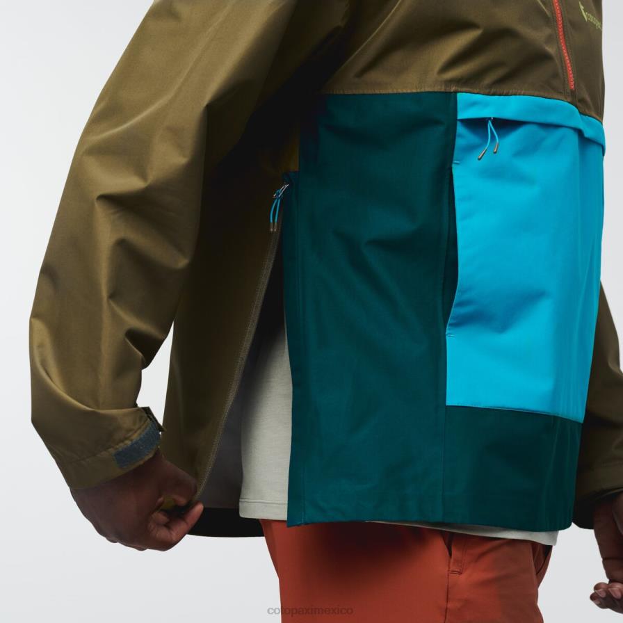 ropa roble hombres T2L0H114 Cotopaxi anorak cielo lluvia