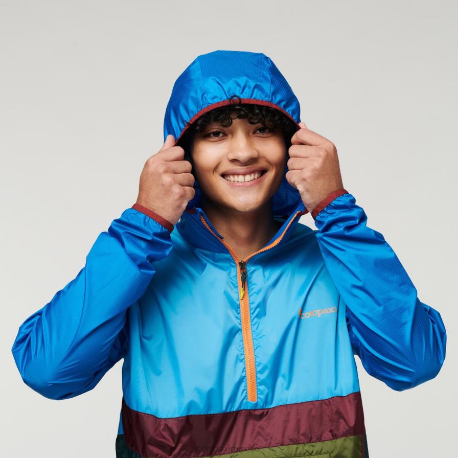 ropa seattle hombres T2L0H96 Cotopaxi cortavientos teca con media cremallera