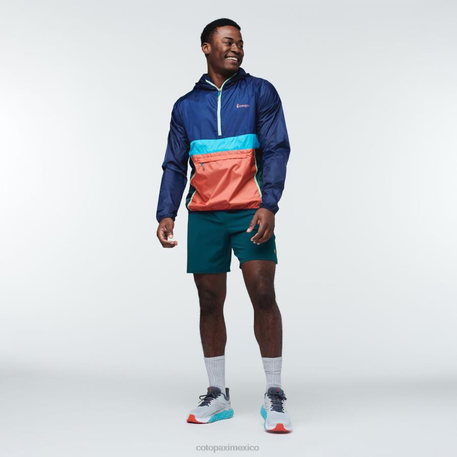 ropa sicomoro hombres T2L0H105 Cotopaxi cortavientos teca con media cremallera