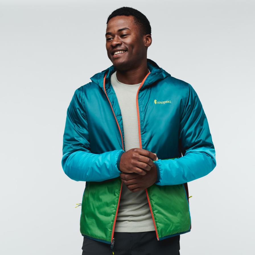 ropa sobreviviente hombres T2L0H100 Cotopaxi chaqueta con capucha teca calido