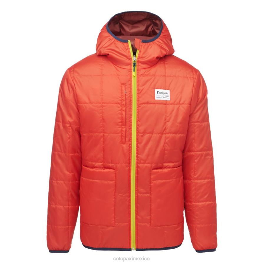 ropa tierras secas hombres T2L0H102 Cotopaxi chaqueta con capucha teca calido