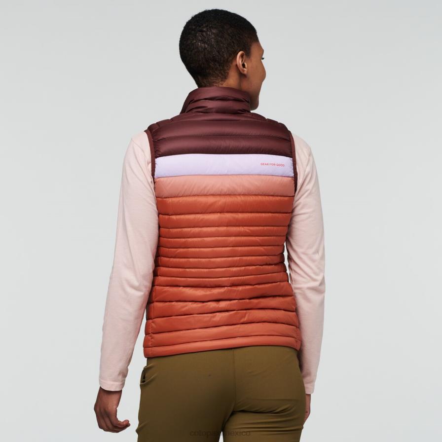 ropa castaña/especia mujer T2L0H46 Cotopaxi chaleco de plumas fuego