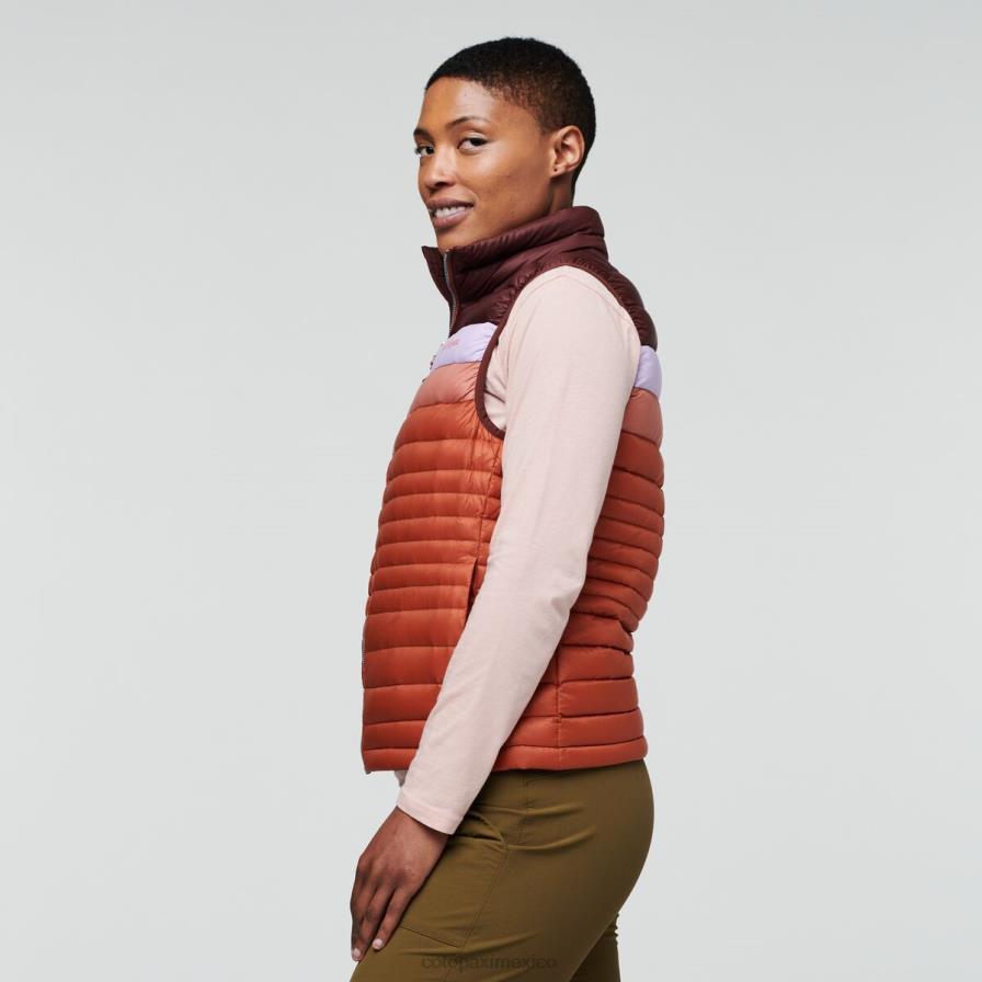 ropa castaña/especia mujer T2L0H46 Cotopaxi chaleco de plumas fuego