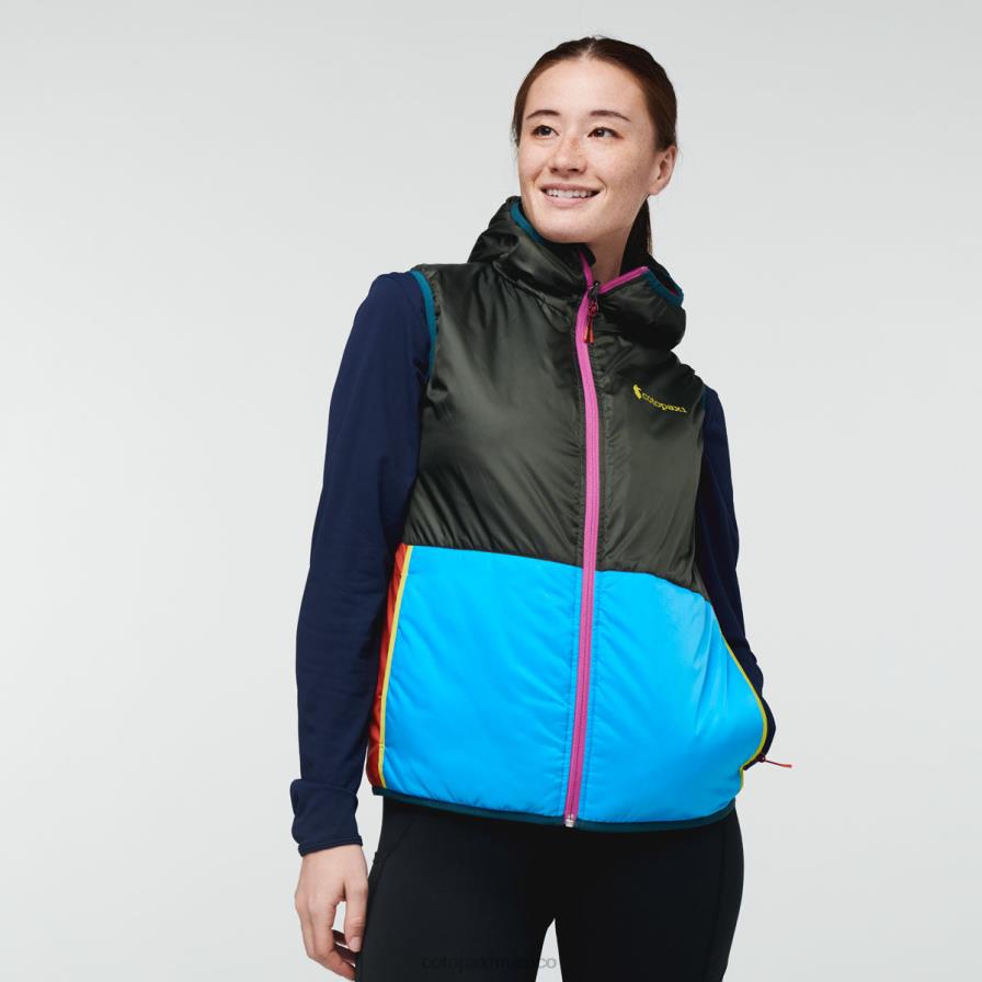 ropa corre corre mujer T2L0H47 Cotopaxi chaleco con capucha teca calido