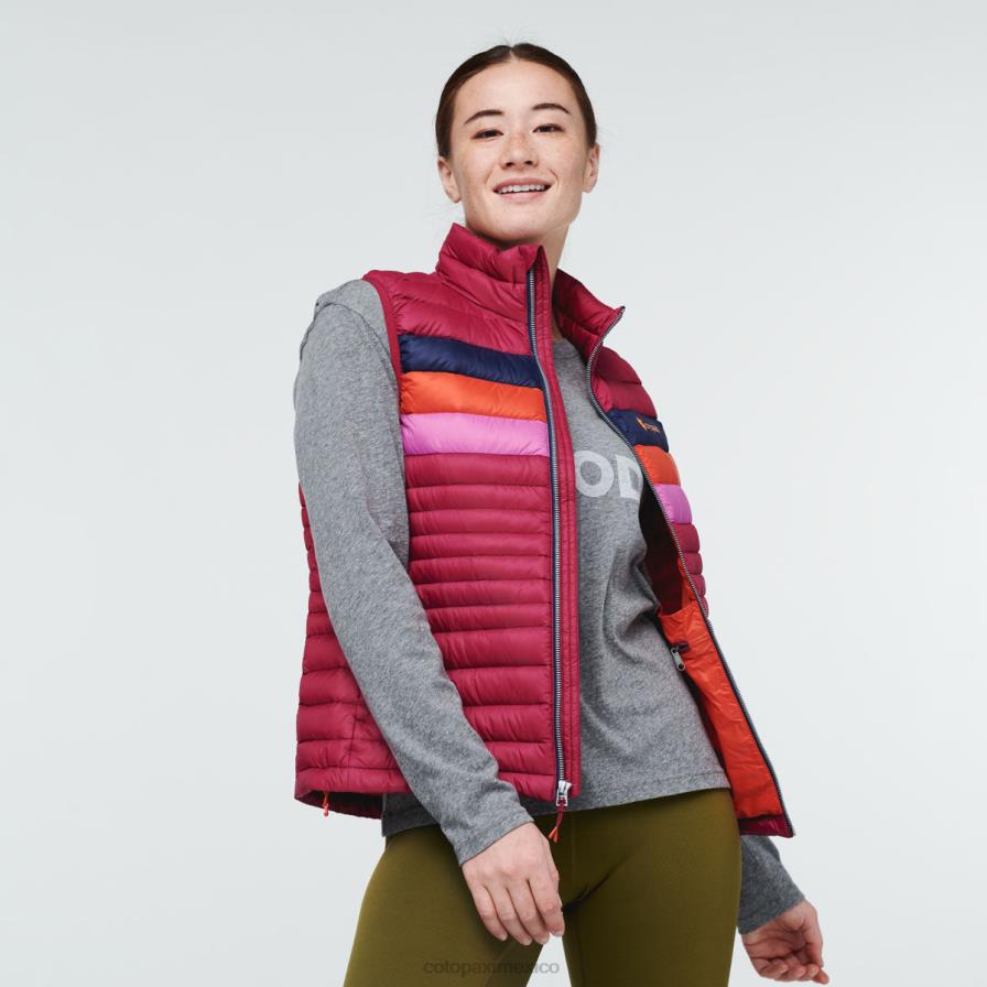 ropa frambuesa mujer T2L0H45 Cotopaxi chaleco de plumas fuego