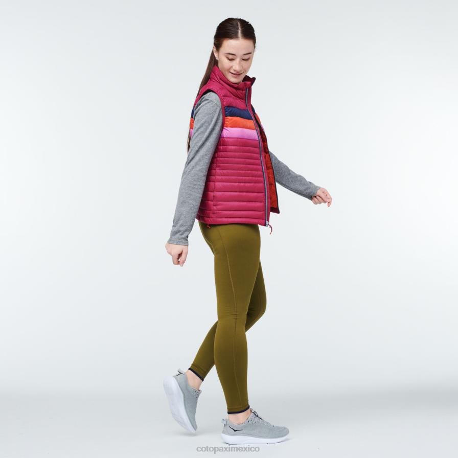 ropa frambuesa mujer T2L0H45 Cotopaxi chaleco de plumas fuego