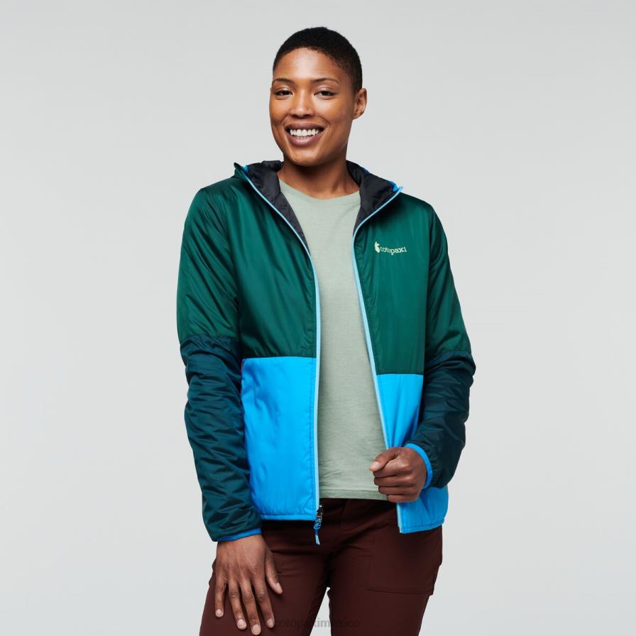 ropa Pensacola mujer T2L0H8 Cotopaxi chaqueta con capucha teca calido
