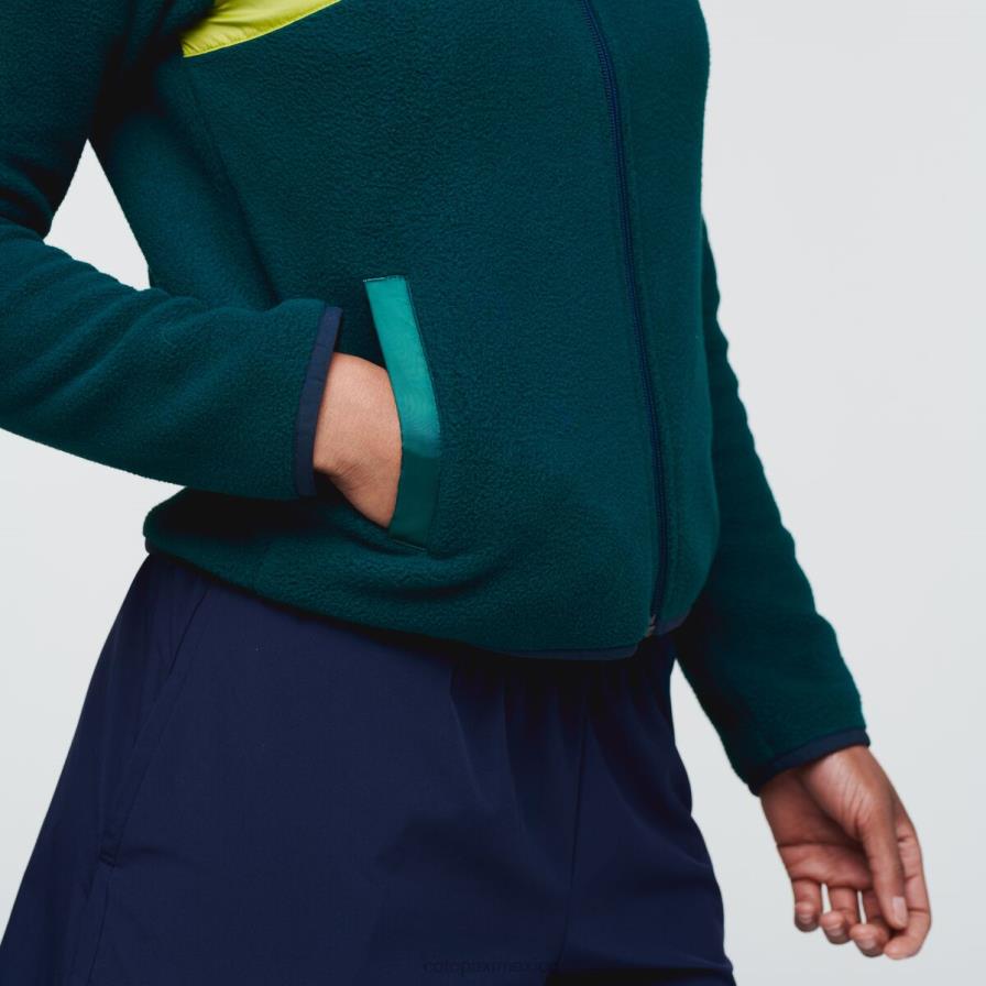 ropa bosque de algas mujer T2L0H36 Cotopaxi chaqueta polar teca con cierre completo