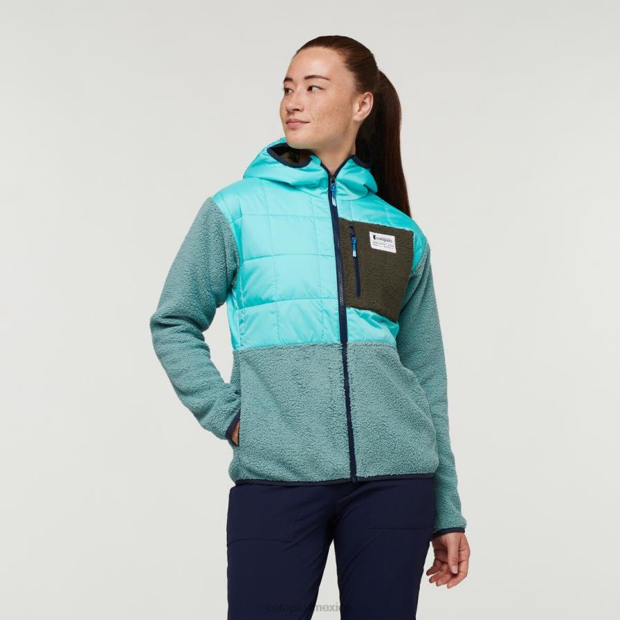 ropa cielo/bluegrass mujer T2L0H29 Cotopaxi chaqueta híbrida tricotada