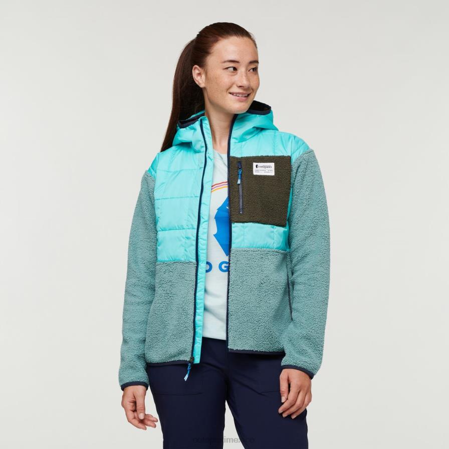 ropa cielo/bluegrass mujer T2L0H29 Cotopaxi chaqueta híbrida tricotada