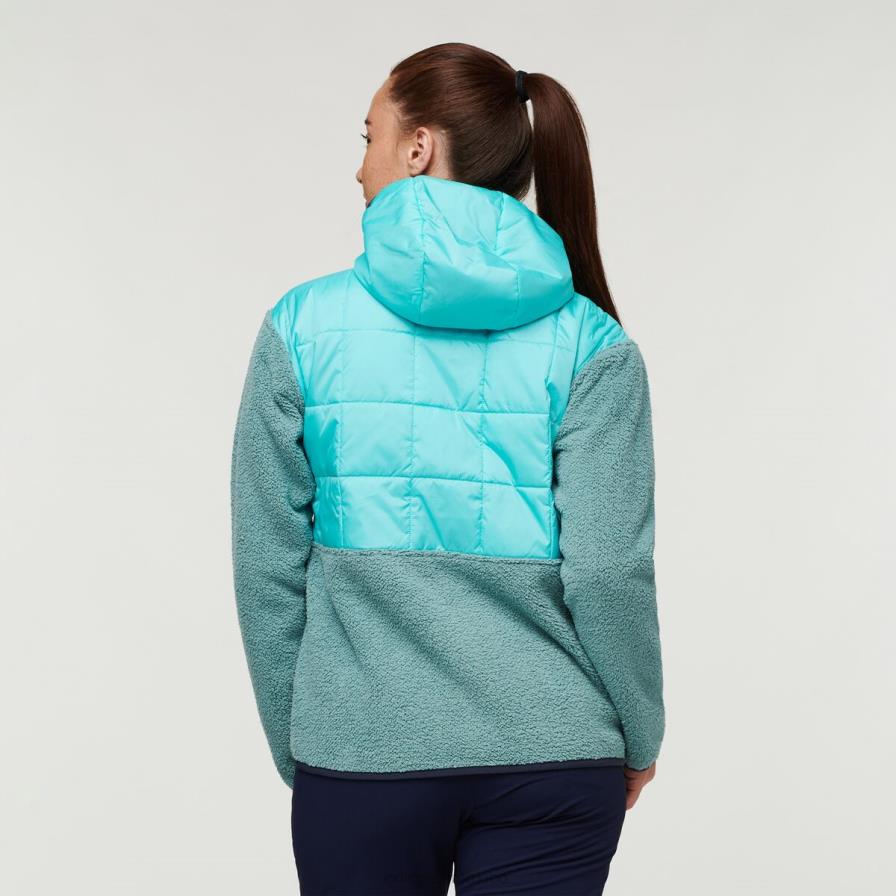 ropa cielo/bluegrass mujer T2L0H29 Cotopaxi chaqueta híbrida tricotada