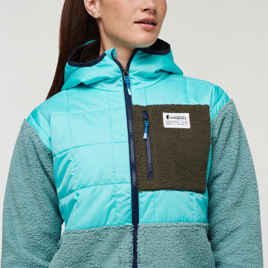 ropa cielo/bluegrass mujer T2L0H29 Cotopaxi chaqueta híbrida tricotada