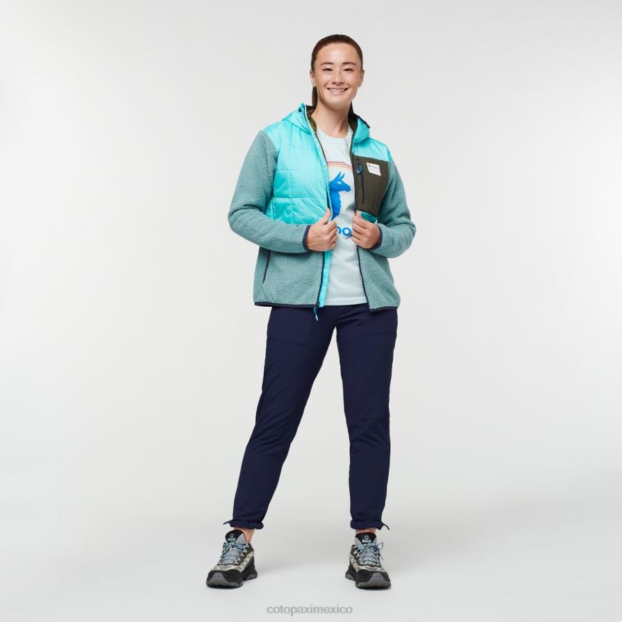 ropa cielo/bluegrass mujer T2L0H29 Cotopaxi chaqueta híbrida tricotada