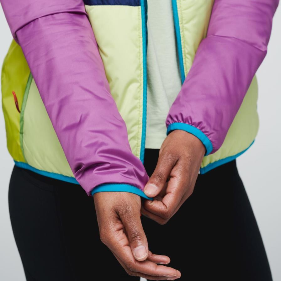 ropa cinta de video mujer T2L0H19 Cotopaxi chaqueta con capucha teca calido