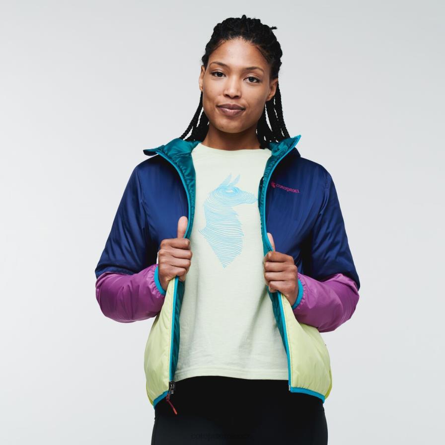 ropa cinta de video mujer T2L0H19 Cotopaxi chaqueta con capucha teca calido