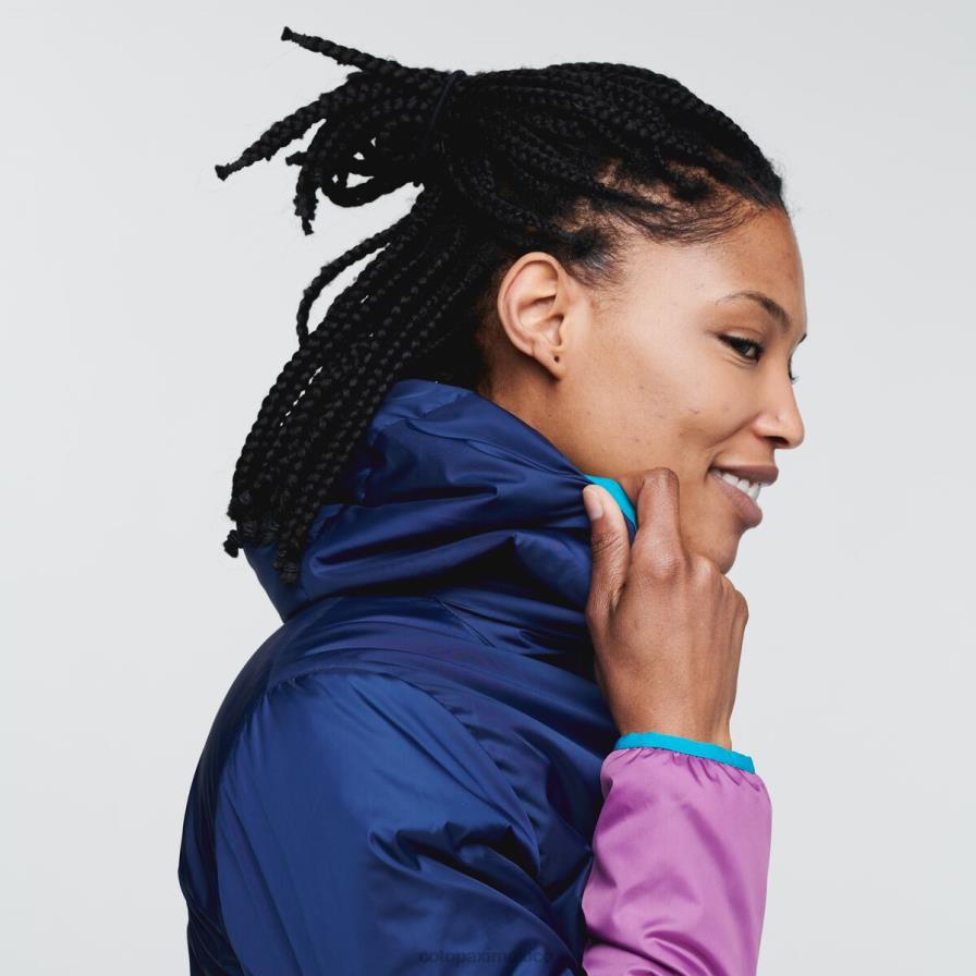 ropa cinta de video mujer T2L0H19 Cotopaxi chaqueta con capucha teca calido