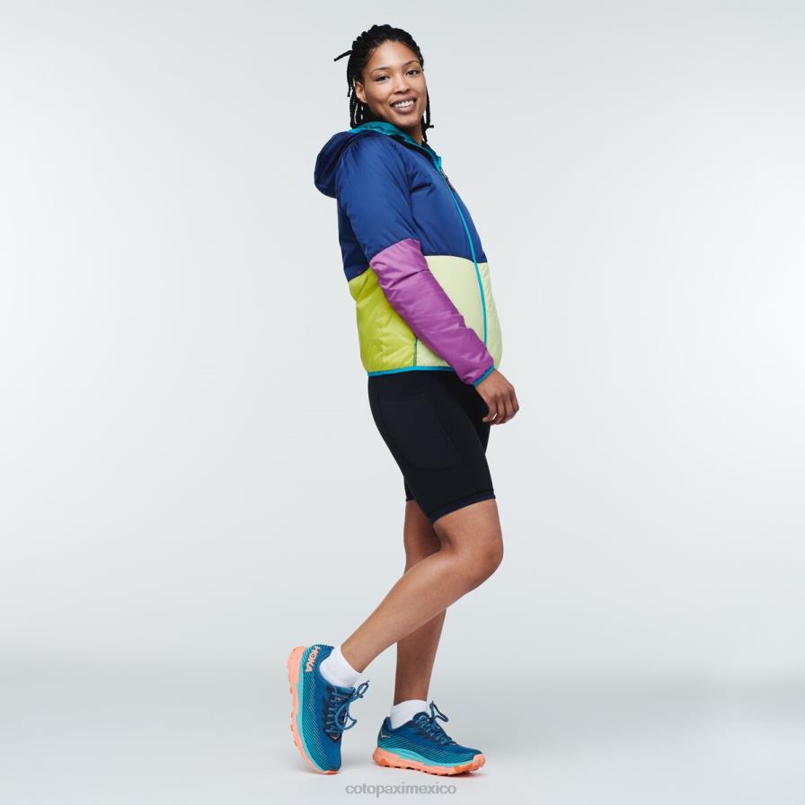 ropa cinta de video mujer T2L0H19 Cotopaxi chaqueta con capucha teca calido