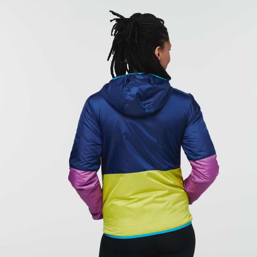 ropa cinta de video mujer T2L0H19 Cotopaxi chaqueta con capucha teca calido