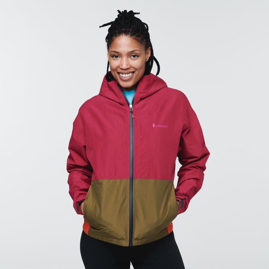 ropa frambuesa mujer T2L0H10 Cotopaxi chaqueta de lluvia cielo