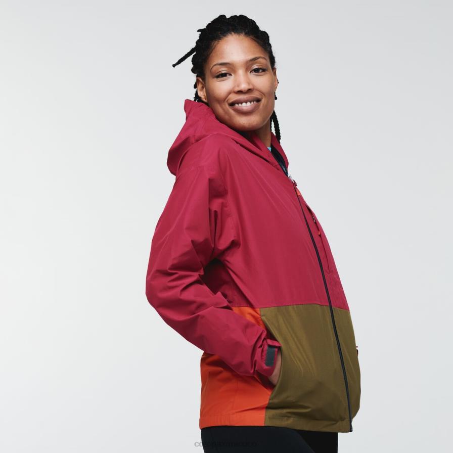 ropa frambuesa mujer T2L0H10 Cotopaxi chaqueta de lluvia cielo