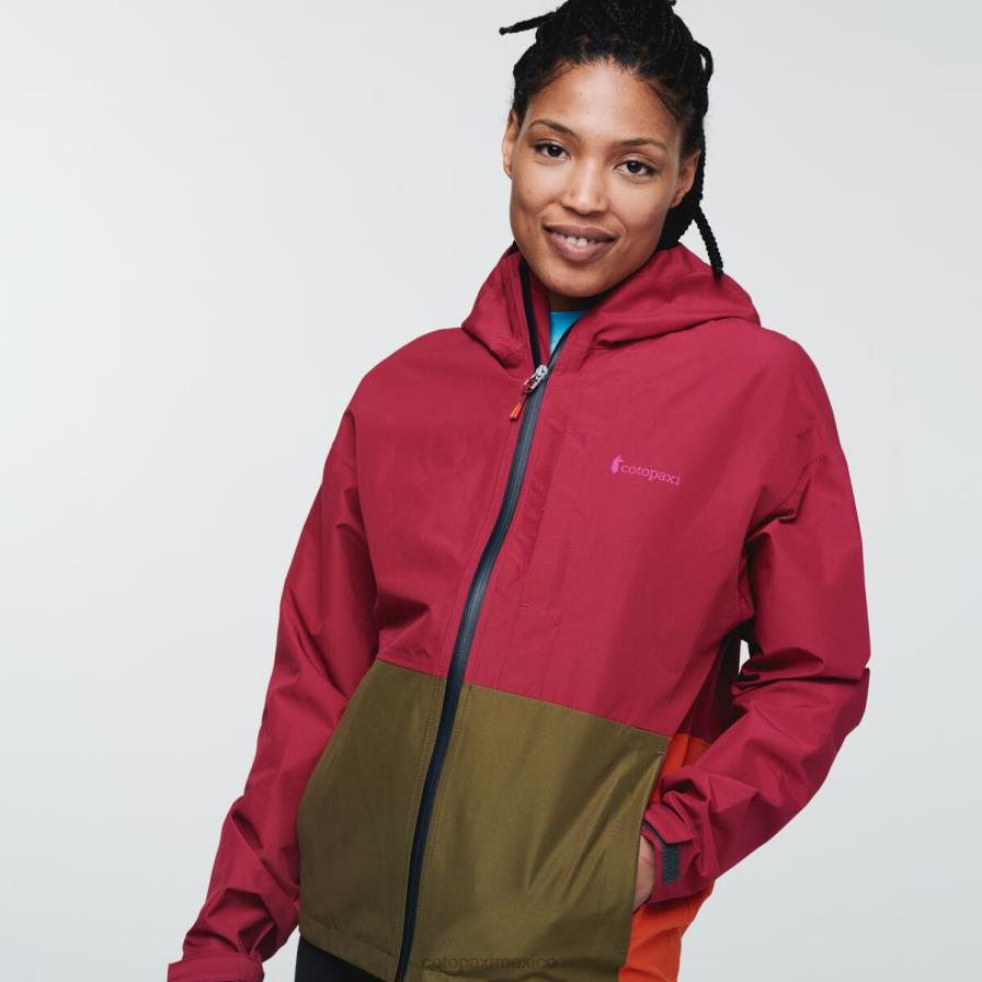 ropa frambuesa mujer T2L0H10 Cotopaxi chaqueta de lluvia cielo