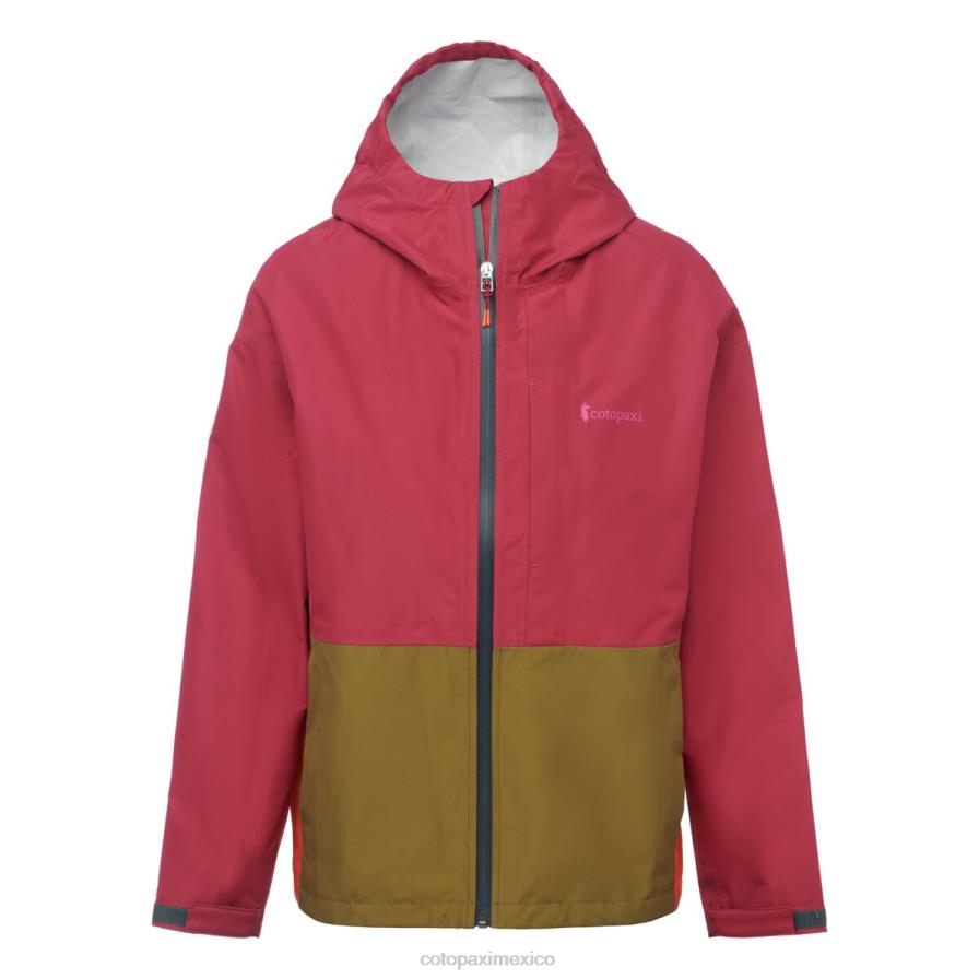 ropa frambuesa mujer T2L0H10 Cotopaxi chaqueta de lluvia cielo