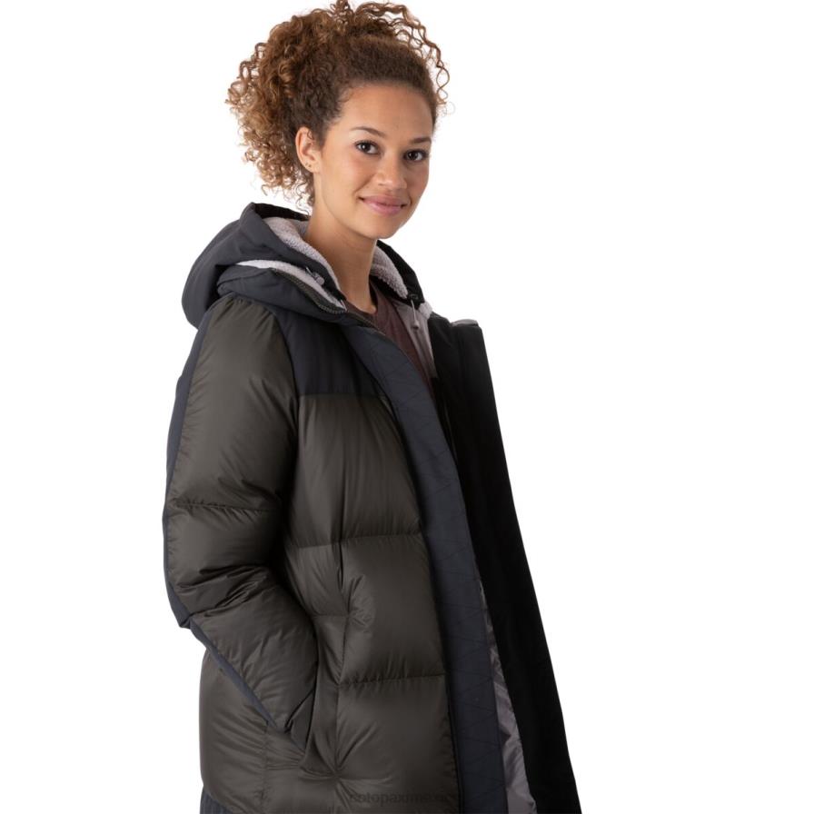 ropa negro/hierro mujer T2L0H28 Cotopaxi parka solazo de plumas