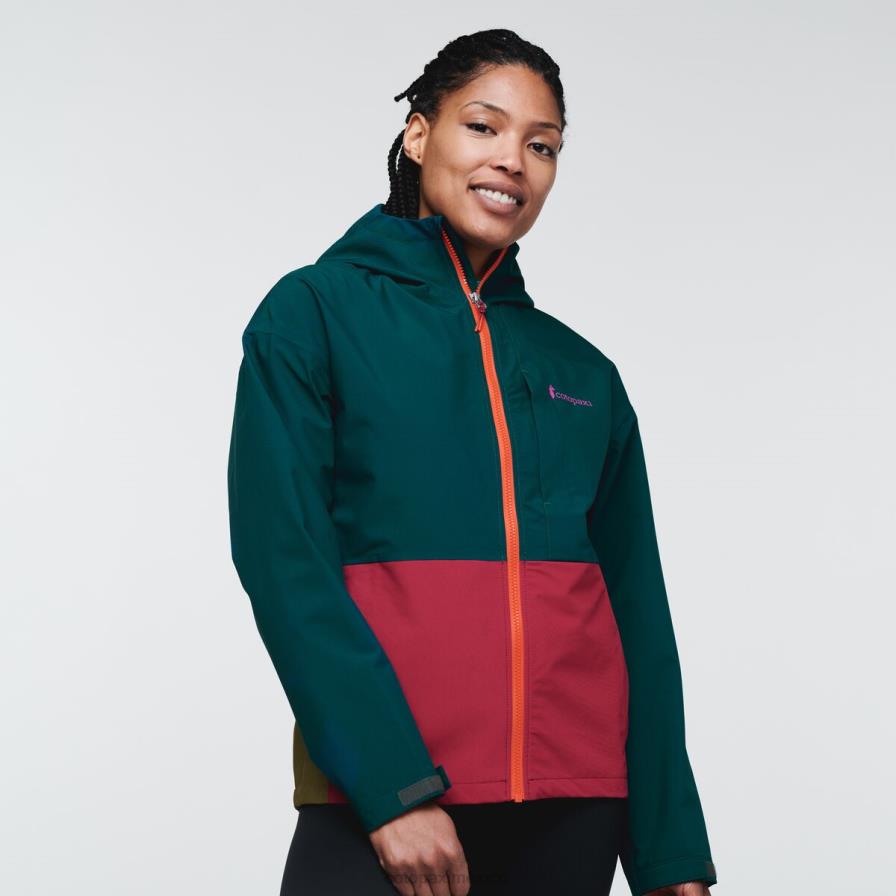 ropa océano profundo mujer T2L0H18 Cotopaxi chaqueta de lluvia cielo