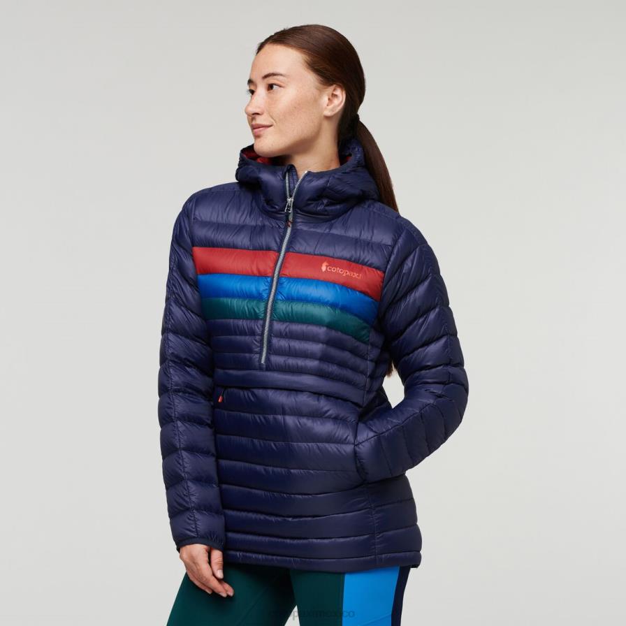 ropa rayas marítimas mujer T2L0H3 Cotopaxi sudadera con capucha fuego down