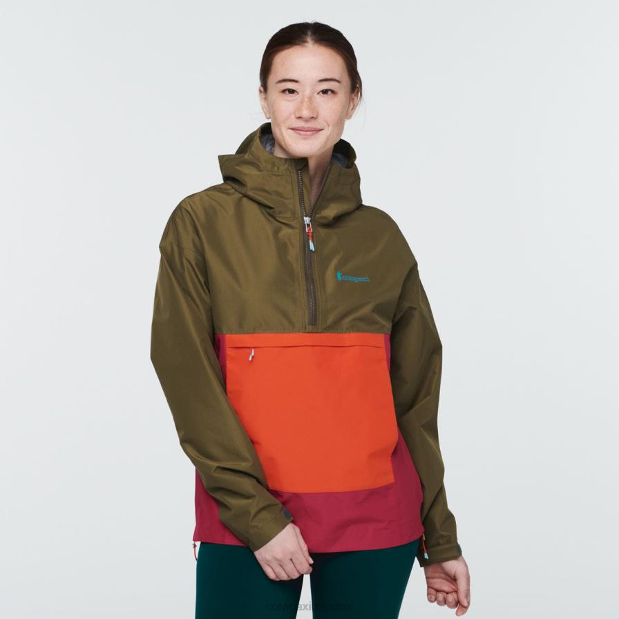ropa roble mujer T2L0H17 Cotopaxi anorak cielo lluvia
