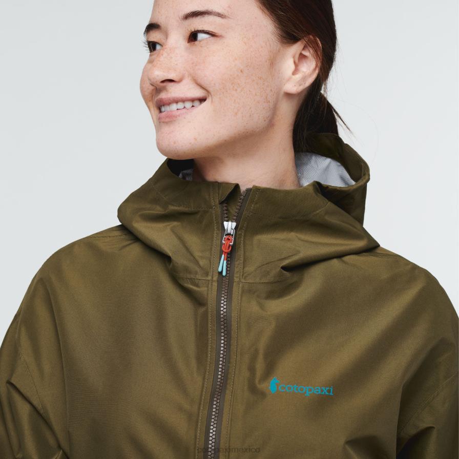 ropa roble mujer T2L0H17 Cotopaxi anorak cielo lluvia