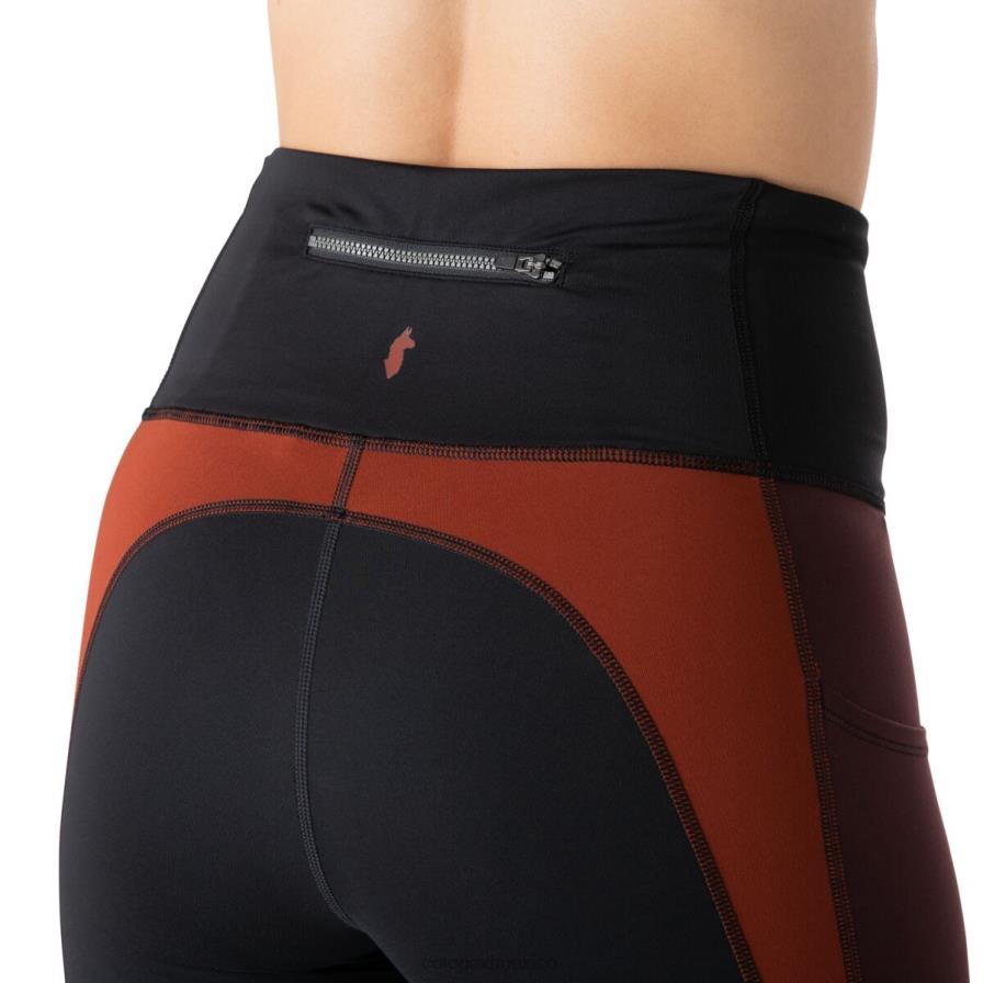 ropa negro mujer T2L0H77 Cotopaxi roso apretado