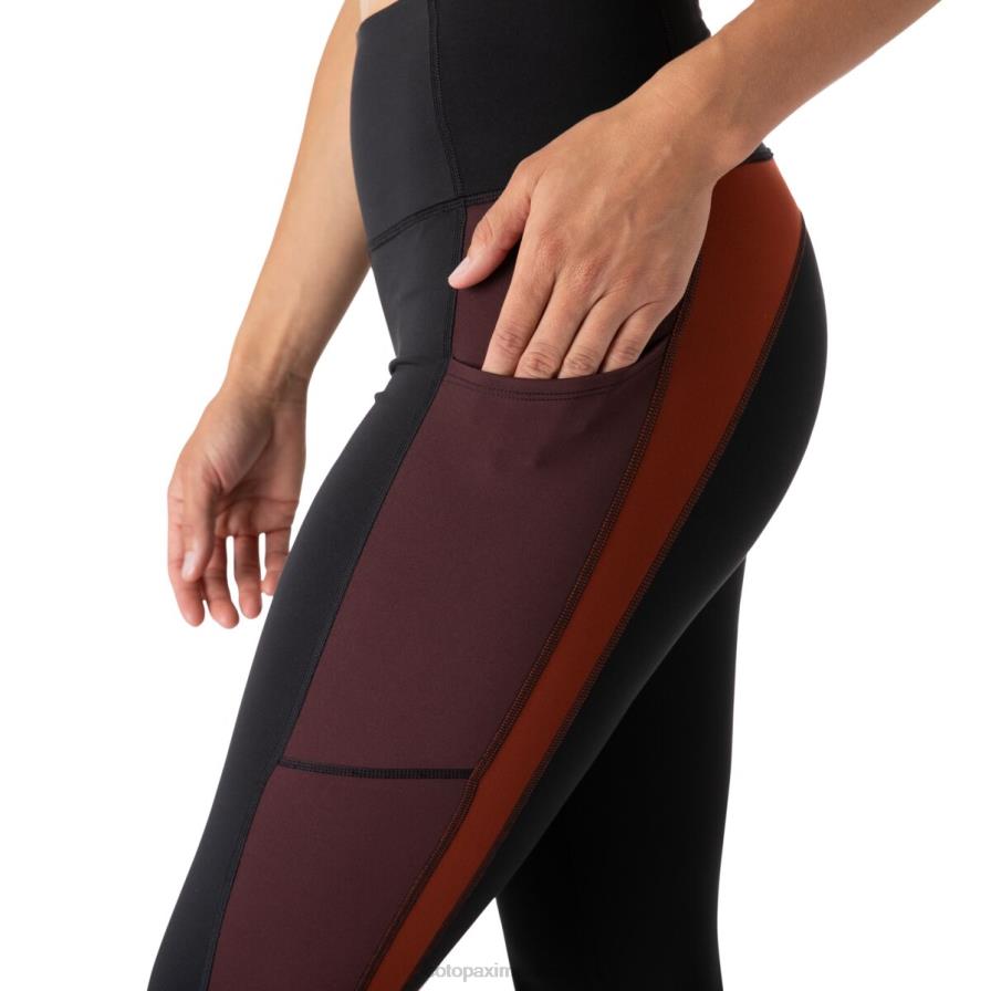 ropa negro mujer T2L0H77 Cotopaxi roso apretado