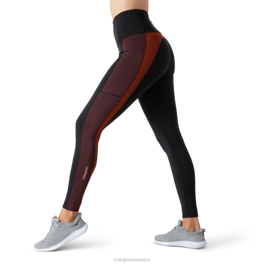 ropa negro mujer T2L0H77 Cotopaxi roso apretado