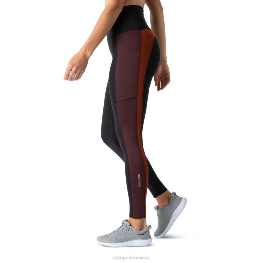 ropa negro mujer T2L0H77 Cotopaxi roso apretado